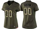 Nike Women Carolina Panthers Customized Olive Camo Salute To Service Veterans Day Limited Jersey,baseball caps,new era cap wholesale,wholesale hats